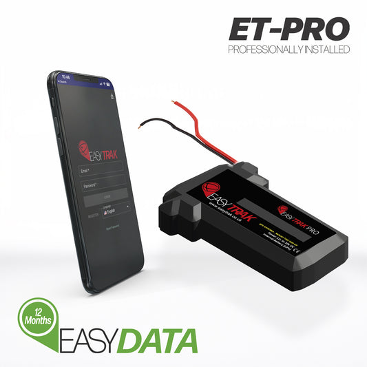 EasyTrak ETPRO - Professional installation + 12 Months of data