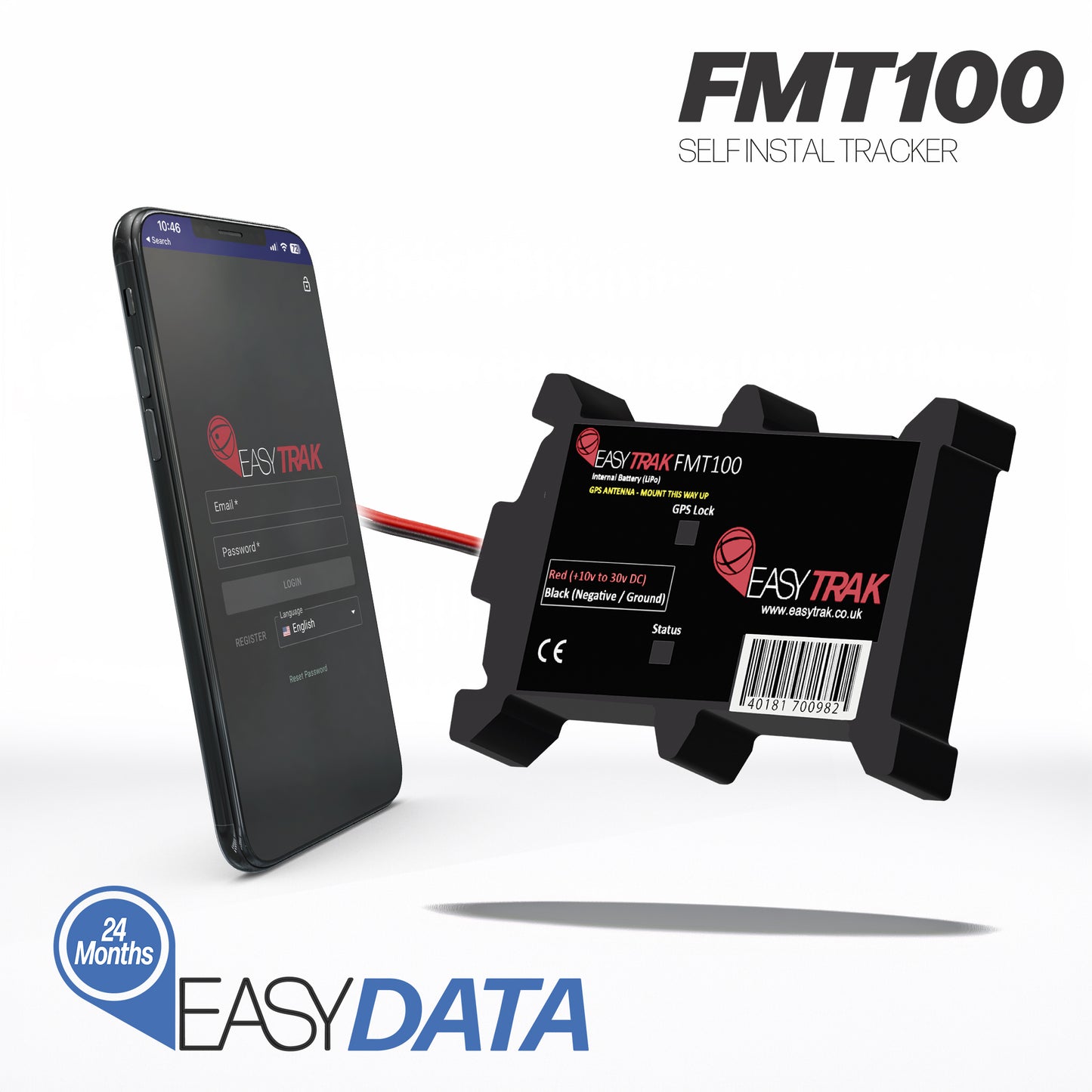 EasyTrak FMT100 - Self Install + 24 Months of data